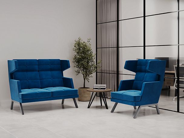 Aldo Кресло ALD-01L Timless 020/Металл Черный 790*875*890 - Вид 3