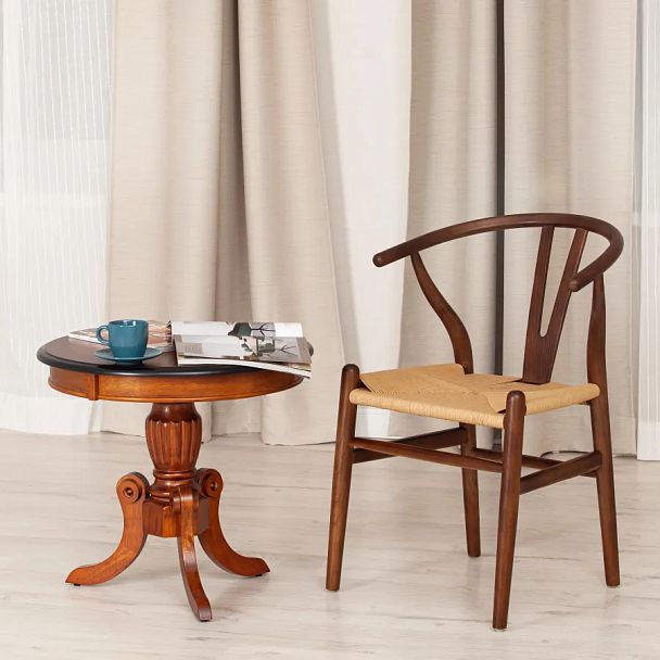 Стул Wishbone/Вишбон (мод.CB2212) / 1 шт. в упаковке, дерево вяз, Темный Орех (№5) - Вид 10