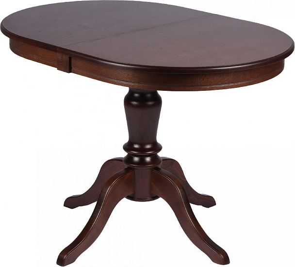 Стол деревянный раздвижной Анфея 110(150)х75х76 Темный орех - Вид 2