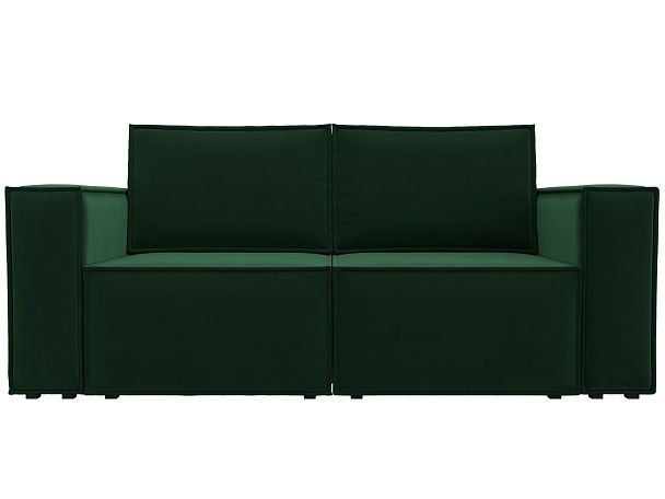 Диван прямой Куба мини Велюр зеленый - Вид 2