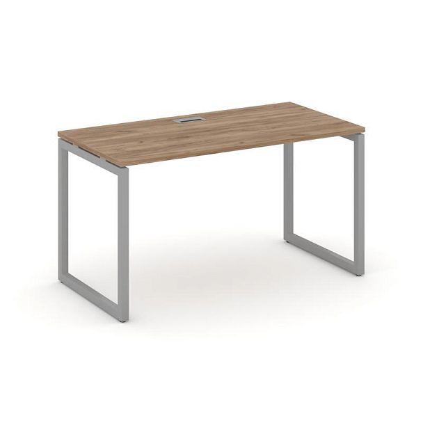 Стайл Проджект Стол письменный SN-4O.SP-011 Дуб Табак/Металл Серый 980*700*750 - Вид 1