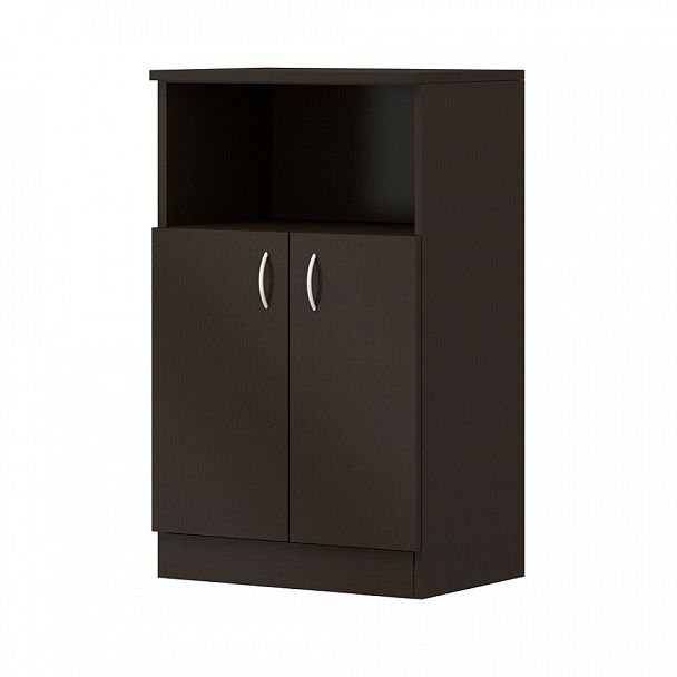 Место дневального 2 часть "Офисные шкафы для документов"  ПК-АРМ-МДН100Х60ШДОК/35-В1-134А венге - Вид 1