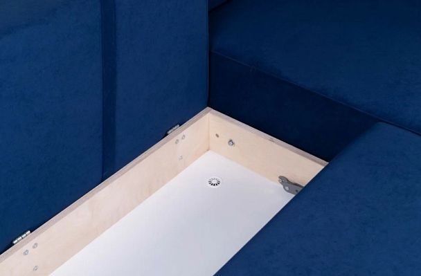 Диван 3-х местный FOLDE ottoman синий - Вид 8