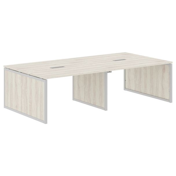Конференц стол XQPSCT 2714 Сосна Эдмонт/Алюминий 2720х1406х750 XTEN-QP - Вид 1