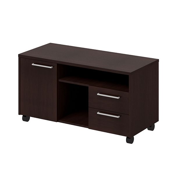 Тумба сервисная "Спикер"  ПК-СПК-ТМВ120Х53/35-В1-974 темный орех - Вид 1