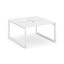 Style Project Next Рабочая станция двухсторонняя SN-59O.DRS-003 Белый/Металл Белый/Белый Заглушка 1380*1232*750 - Фото предпросмотра