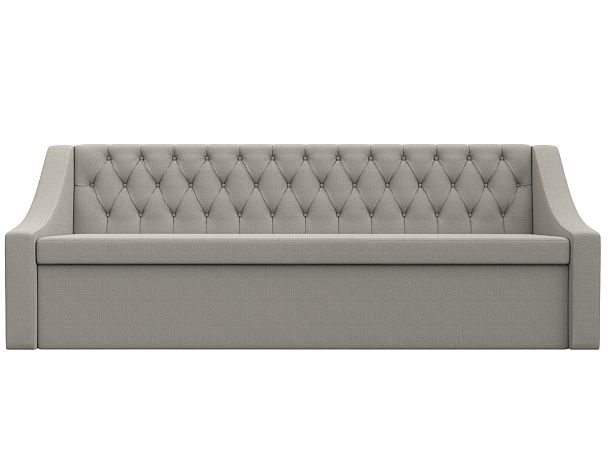 Диван кухонный прямой Мерлин Рогожка бежевый - Вид 2