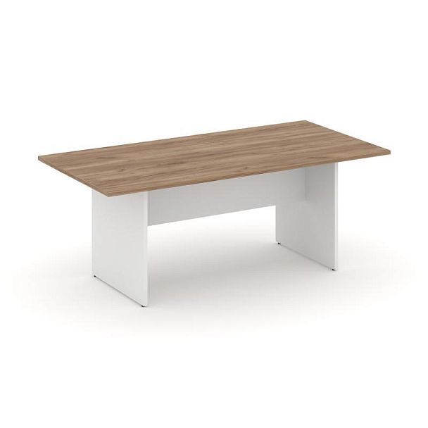 Стайл Проджект Стол переговорный SN-D.SPRG-002 Дуб Табак/Белый 1980*980*750 - Вид 1
