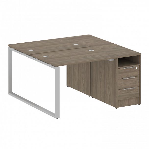 Рабочая станция "Metal System" БО.РС-СТП-2.1 вяз/серый - Вид 1