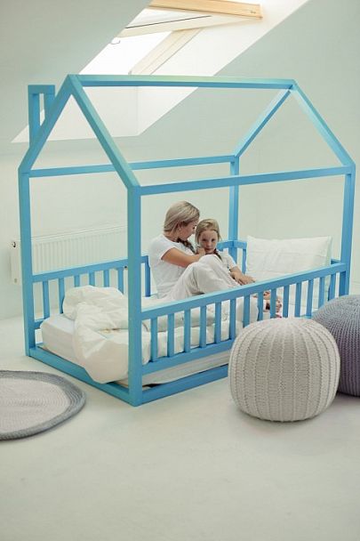 Кровать Дрима МБ, голубой - Вид 9