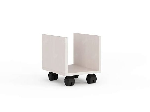 ЛАЙТ / LIGHT RLG058 Мобильная подставка 25x32x28 Дуб Молочный - Вид 3