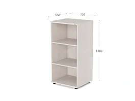 UNITY РШ-11Г ДУБ МОЛОЧНЫЙ Стеллаж открытый Прямой 730х550х1208 - Фото предпросмотра