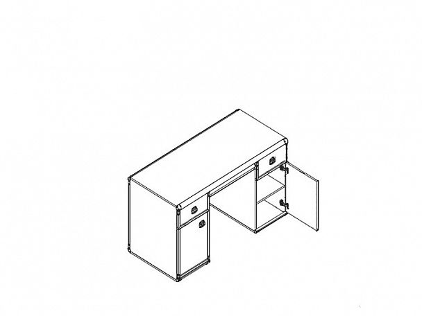 Стол компьютерный Индиана JBIU 2d2s - Вид 2