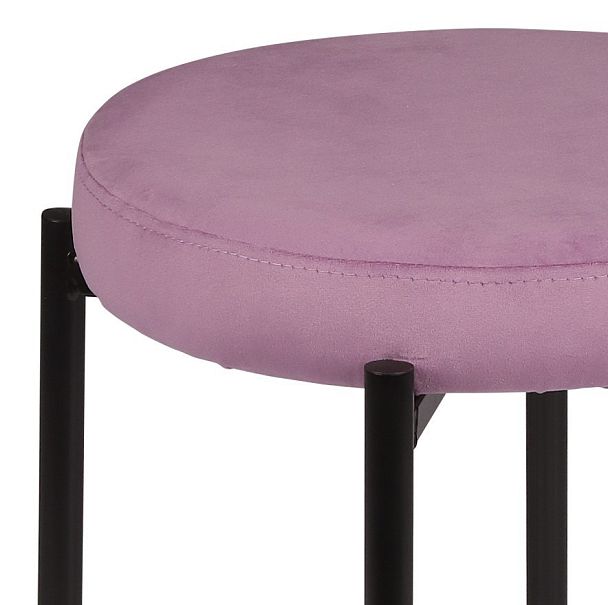 Комплект табуретов Кен, Confetti lilac/черный, 2 шт. - Вид 2