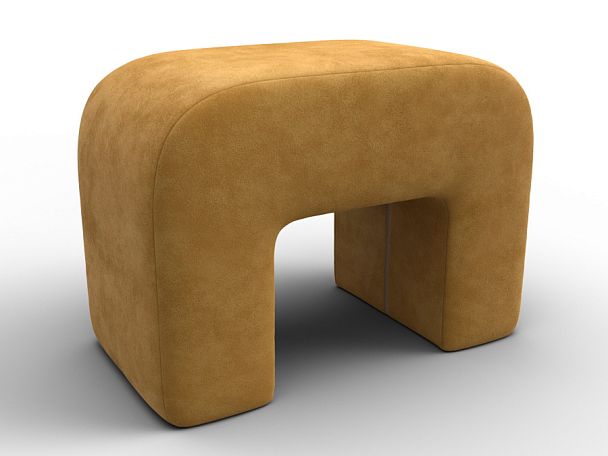 Пуф 008 Велюр желтый - Вид 5