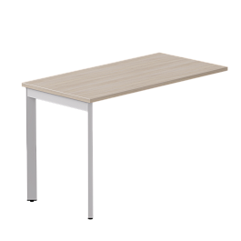 Брифинг-приставка Everprof EVO 1210х600x755 опоры 45гр Дуб Соната/Белый - Фото предпросмотра