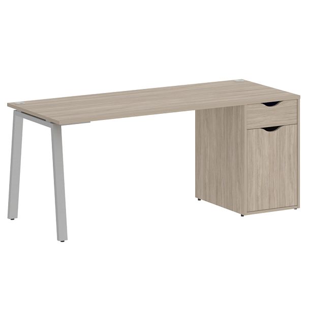 Home Office Стол письменный VR.SP-3-178.1.A Дуб аттик/Серый металл 1780*720*750 - Вид 1