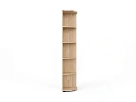 UNITY РШ-05 ДУБ СОНОМА Стеллаж открытый Угловой 380х380х1966 - Фото предпросмотра