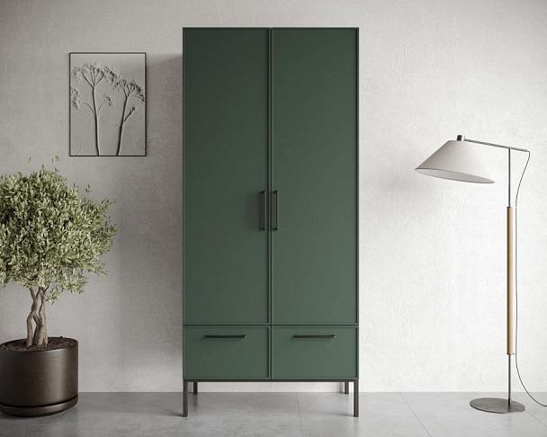 Шкаф двухстворчатый с ящиками Nicole NR26G - Вид 4