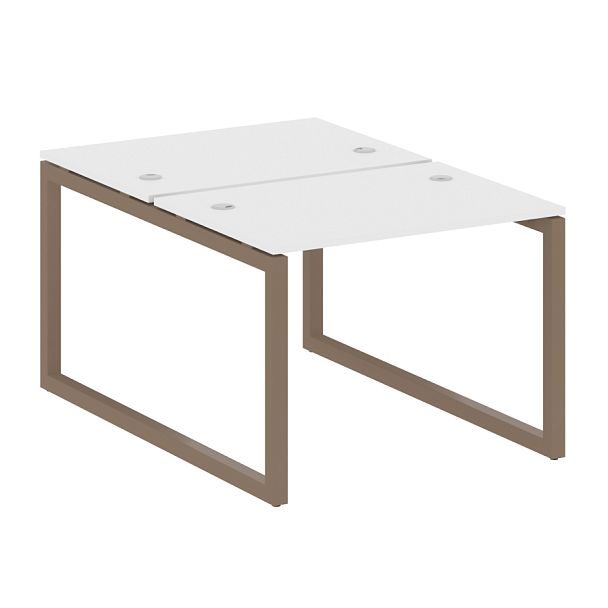 Metal System Quattro Р. ст. на О-образном м/к 50БО.РАС-СП-2.1 Белый/Мокко металл 1000*1475*750 - Вид 1