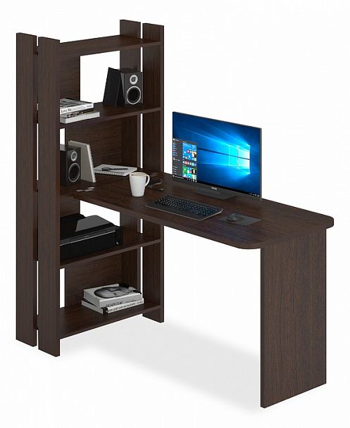 Стол компьютерный Домино Lite СТЛ-ОВ+С120Р Венге - Вид 1