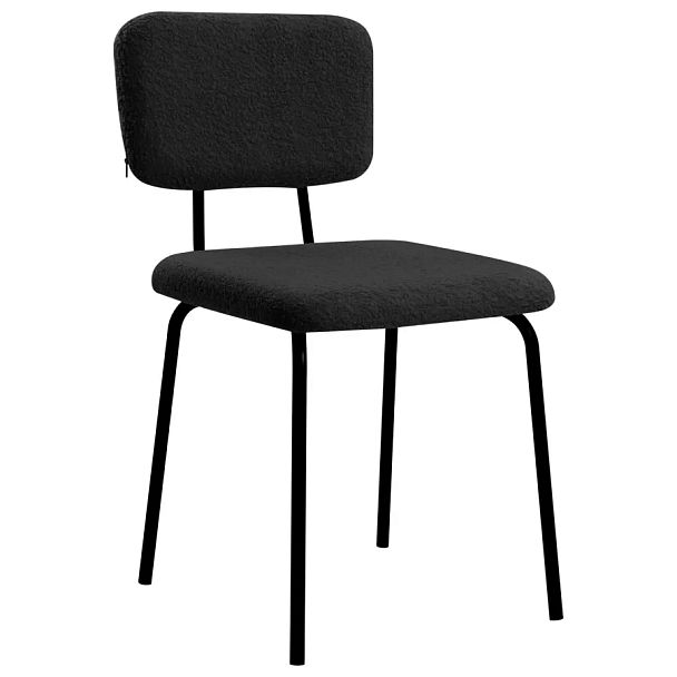 Стулья BRABIX "Ideal CF-080", КОМПЛЕКТ 4 шт., черный каркас, букле черный, 533244 - Вид 7