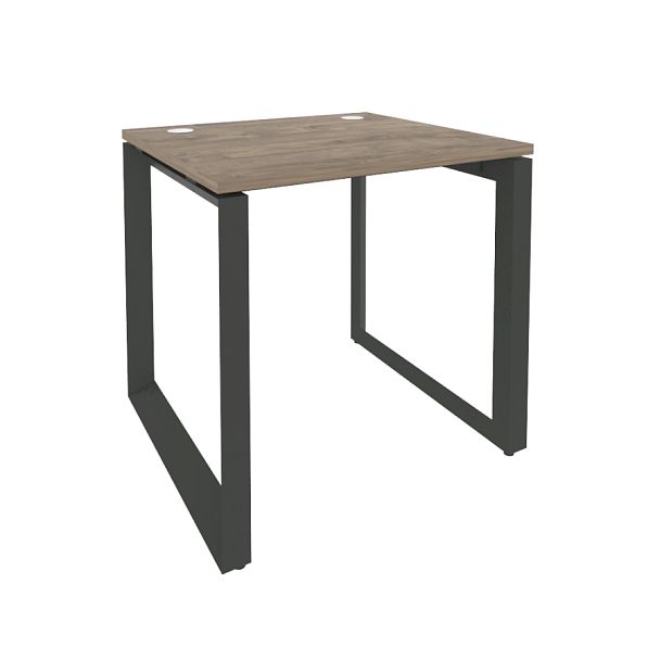 Onix Стол рабочий на О-образном м/к O.MO-SP-0.7 Тиквуд темный/Антрацит металл 780*720*750 - Вид 1