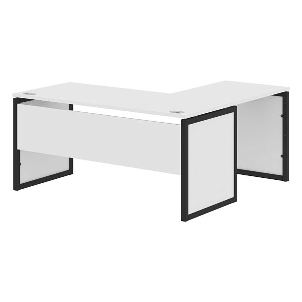 Стол угловой XQPCT 1615 Белый/Антрацит 1600х1500х750 XTEN-QP - Вид 1