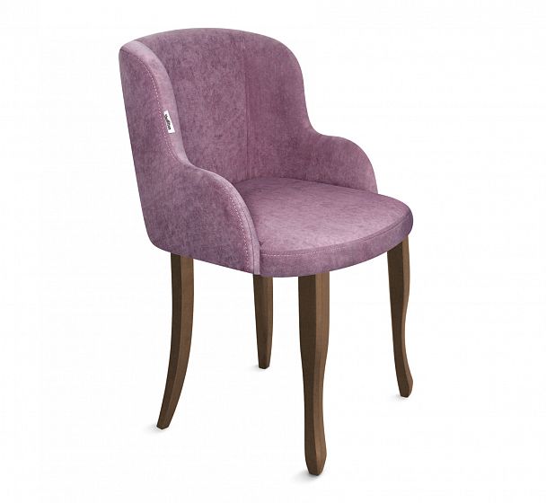 Стул Sheffilton SHT-ST39/S122 пыльная роза/темный орех/черный муар - Вид 2