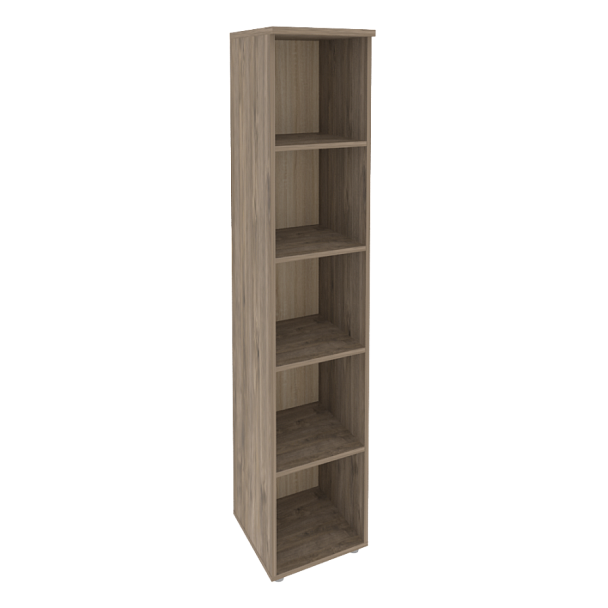 Onix Стеллаж высокий узкий O.SU-1 Тиквуд темный 400*420*1977 - Вид 1