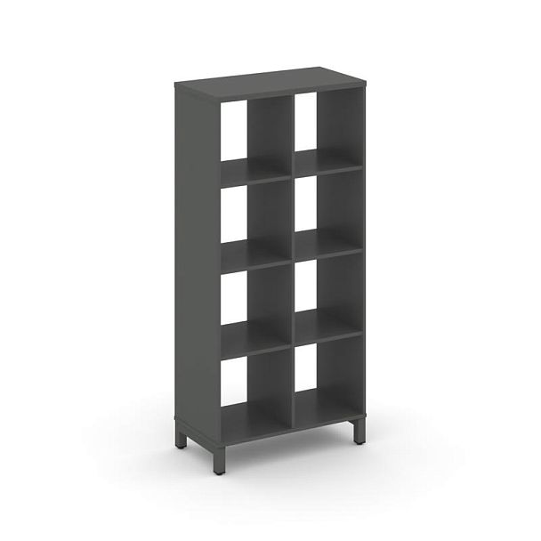 Стайл Проджект Каркас стеллажа 4 яр. SN.KS-420 Антрацит/Металл Антрацит 754*400*1615 - Вид 1