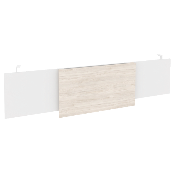 Onix Direct Царга стола руководителя O.M-CSR-6 Белый бриллиант/Денвер светлый/Белый металл 1740*450*54 - Вид 1