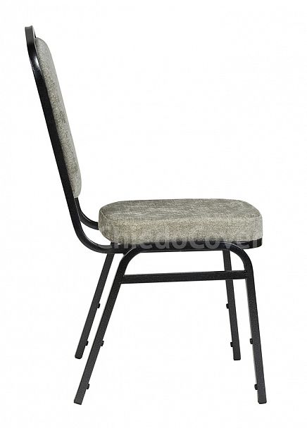 Стул Хит 20мм - антик серебро, велюр серый - Вид 3