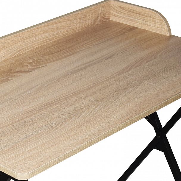 Стол на металлокаркасе BRABIX "LOFT CD-008", 900х500х780 мм, цвет дуб натуральный, 641865 - Вид 4