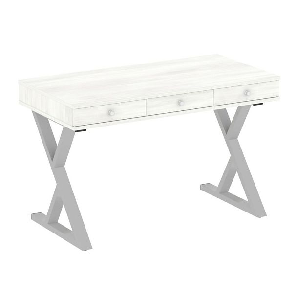 Home Office Стол письменный VR.SP-1-118.M Снежная патина/Серый металл 1180*600*750 - Вид 1