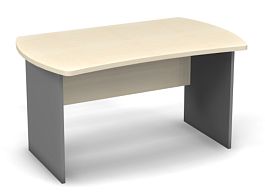 Стол симметричный 1400 Берлин Береза Майнау/Серый СС 140.85 - Фото предпросмотра