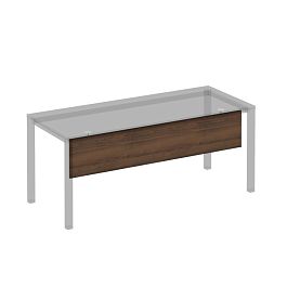 Экран стола защитный (ДСП) с кронштейнами для стола 180 на белом металлокаркасе КФ Комфорт КФ К.Б 815 ОФ французский орех - Фото предпросмотра