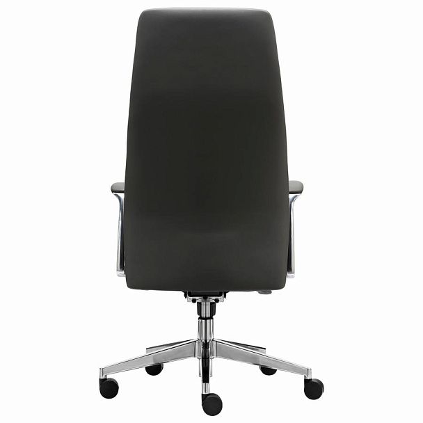 Кресло BRABIX PREMIUM Adept EX-752, синхромеханизм, алюминий, экокожа, черное, 532930 - Вид 4