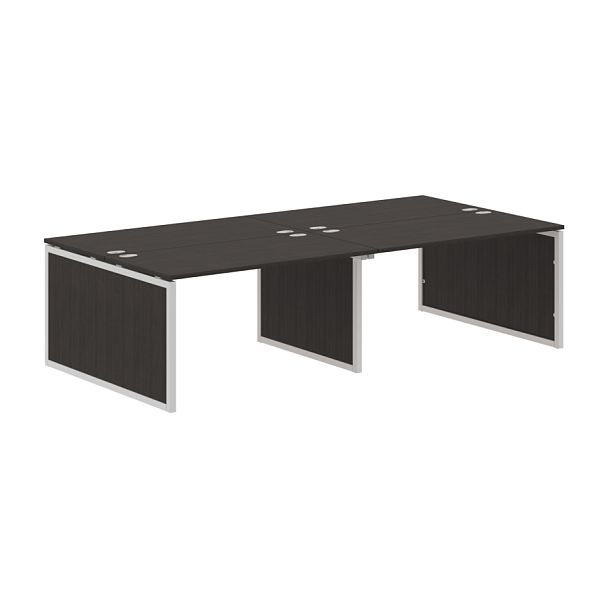 Стол 4-х местный XQPWST 2814 Дуб Юкон Модерн/Алюминий 2800х1406х750 XTEN-QP - Вид 1