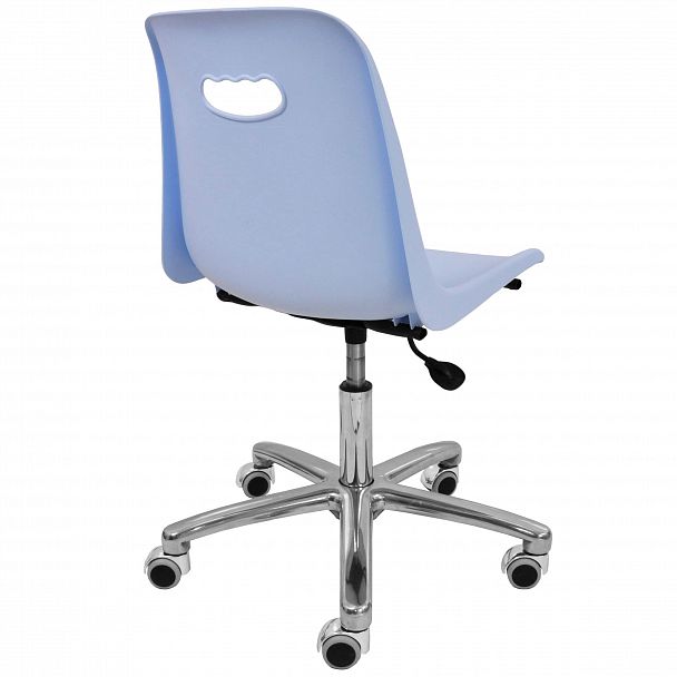 Кресло "Venezia SW на крестовине CINA алюминий", голубой - Вид 3