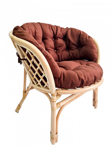 Кресло Багама, подушки коричневые полные твил - Вид 5