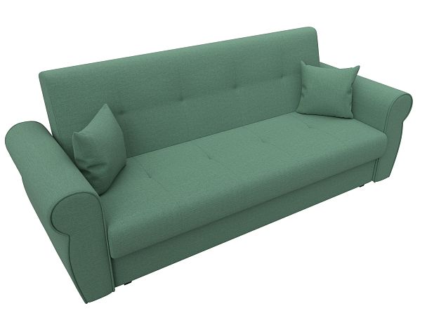 Диван-книжка Лига-019 Рогожка зеленый - Вид 5