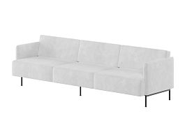 Stenly Диван трехместный STN-3 Forward 992/Металл Черный 2600*840*760 - Фото предпросмотра