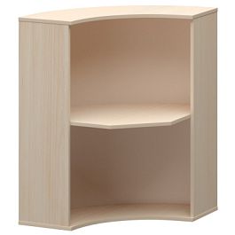 Стойка угловая А-550 Бук 900x900x1220 Ресепшен - Фото предпросмотра