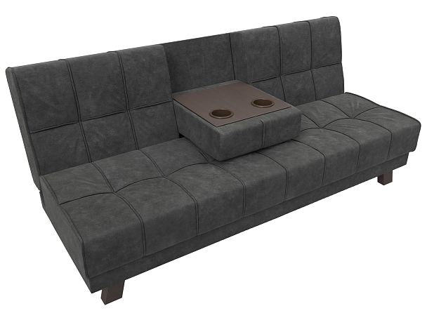 Диван прямой Винсент Велюр серый - Вид 6