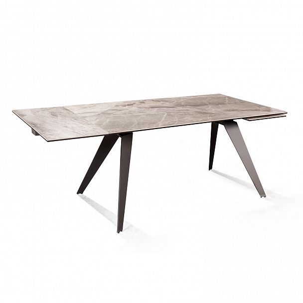 Стол раскладной Grant (160+80), мрамор испанская керамика светлый - Вид 5