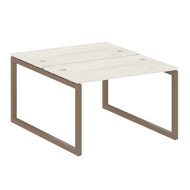 Metal System Quattro Р. ст. на О-образном м/к 50БО.РАС-СП-2.2 Дуб наварра/Мокко металл 1200*1475*750 - Вид 1