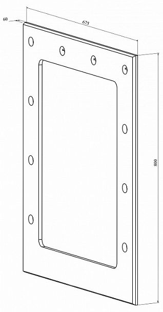 Зеркало настенное ДримСтар ДС-40 - Вид 8