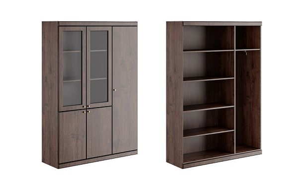 Шкаф с отделением для одежды высокий Bern 139x40x220 дуб апрельский - Вид 1