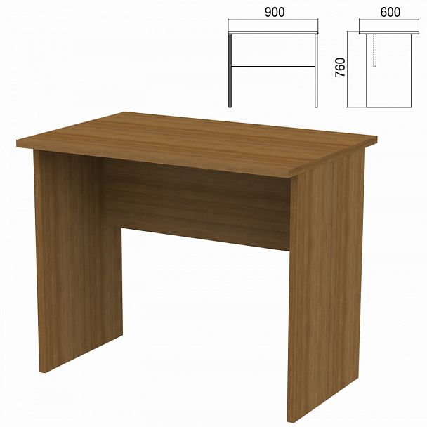 Стол письменный "Арго", 900х600х760 мм, орех - Вид 1